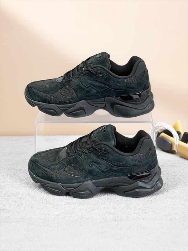 2026 New Style 9060 Thick Autumn Winter Unisex Dad Shoes, Casual Warm Sports Sneakers for All Seasons, Patchwork Textile Upper with Rubber Sole