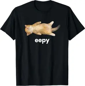 Eepy Cat Silly Sleepy Cat Meme for Eepy Person Sleeping T-Shirt
