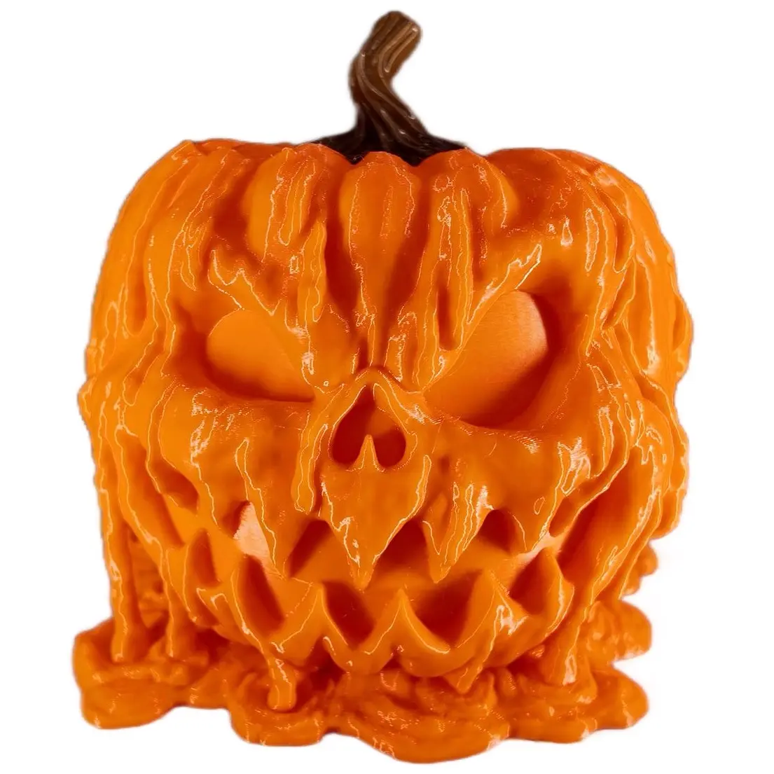 Melting Pumpkin Candy Bowl - Halloween Decor - Festive Party Supplies - Lantern - Decoration Ornaments