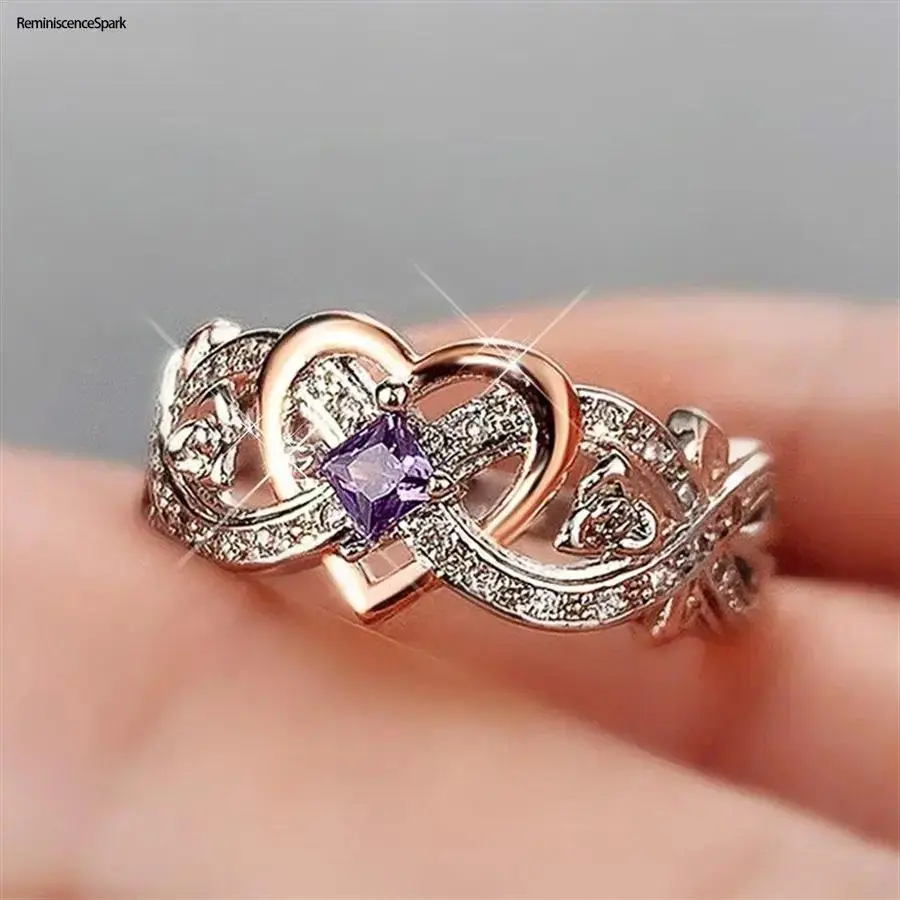 2026 Elegant Infinity Heart Ring for Women | Dainty Minimalist 1pc Engagement Wedding Band | Stylish Classic Heart Design Jewelry | Perfect for Daily Wear, Weddings, Engagements, Anniversaries & All Special Romantic Occasions