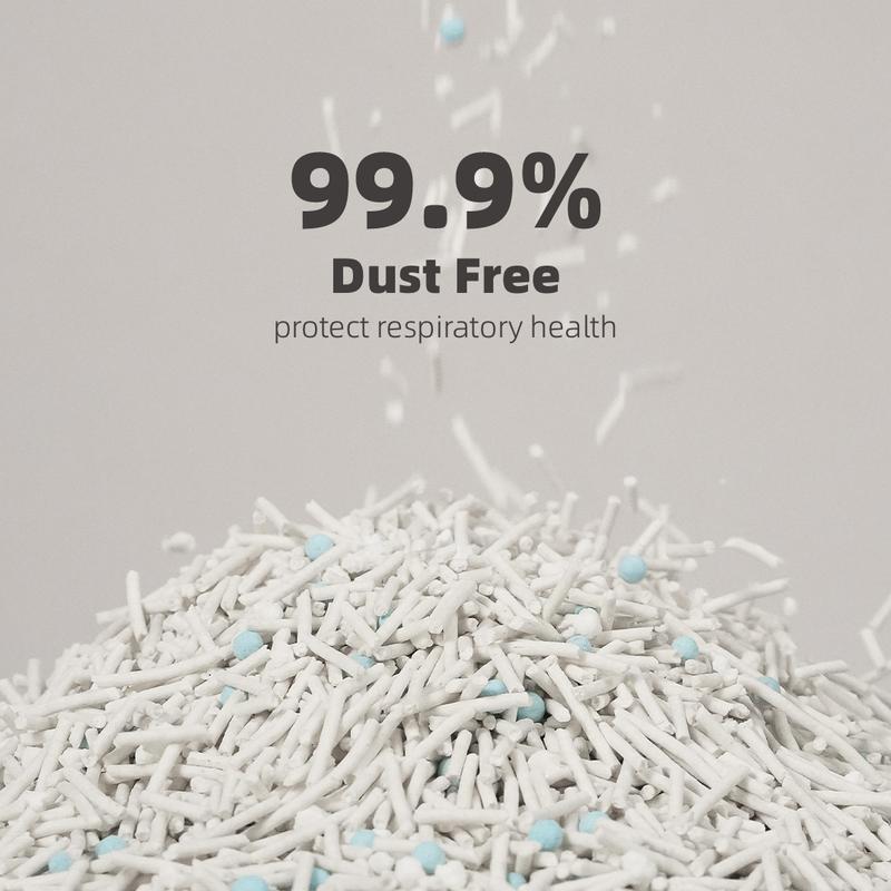 ZuttoNyan 4-in-1 Cassava Mixed Cat Litter,Strong Clumping,Non-stick bottom,Non-stick scoop,Rich in Natural lngredients Healthy Cat Litter