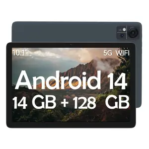 Android 14 Tablet, 10 Inch 4G LTE And 5G WIFI Tablet, 128GB ROM 14GB RAM 1TB Expand,8MP+13MP Dual Camera, Unisoc T606, Octa-Core Processor, Incell Screen, 8000mAh Long-Lasting Battery, GMS