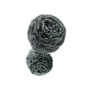 Stainless Steel Scrubber Set - 3 Scrubbers for Kitchen and Household Cleaning - Durable Stainless Steel for Pots, Pans, Grills & Broilers - Sponges