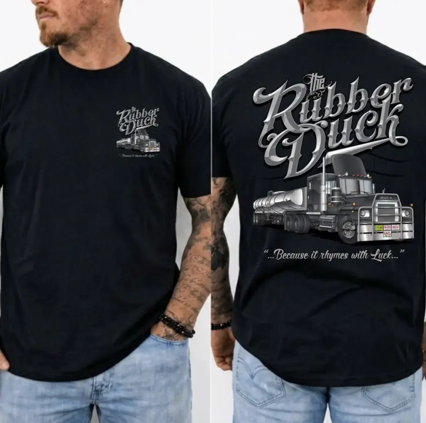 Rubber Duck Mack Truck Shirt, Vintage Convoy Movie Shirt, Classic Trucker Graphic T-Shirt, Gift For Truck Drivers, Shirt For Men, Full Colors, Full Sizes