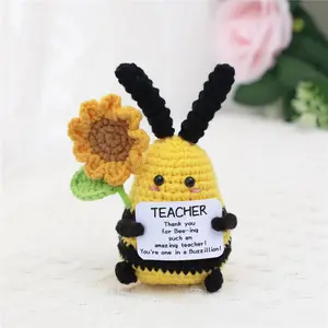 Handmade Bee Doll, Positive Energy Decorative Collectible, Unique Gift for Natural Enthusiasts, Warm Home Decoration