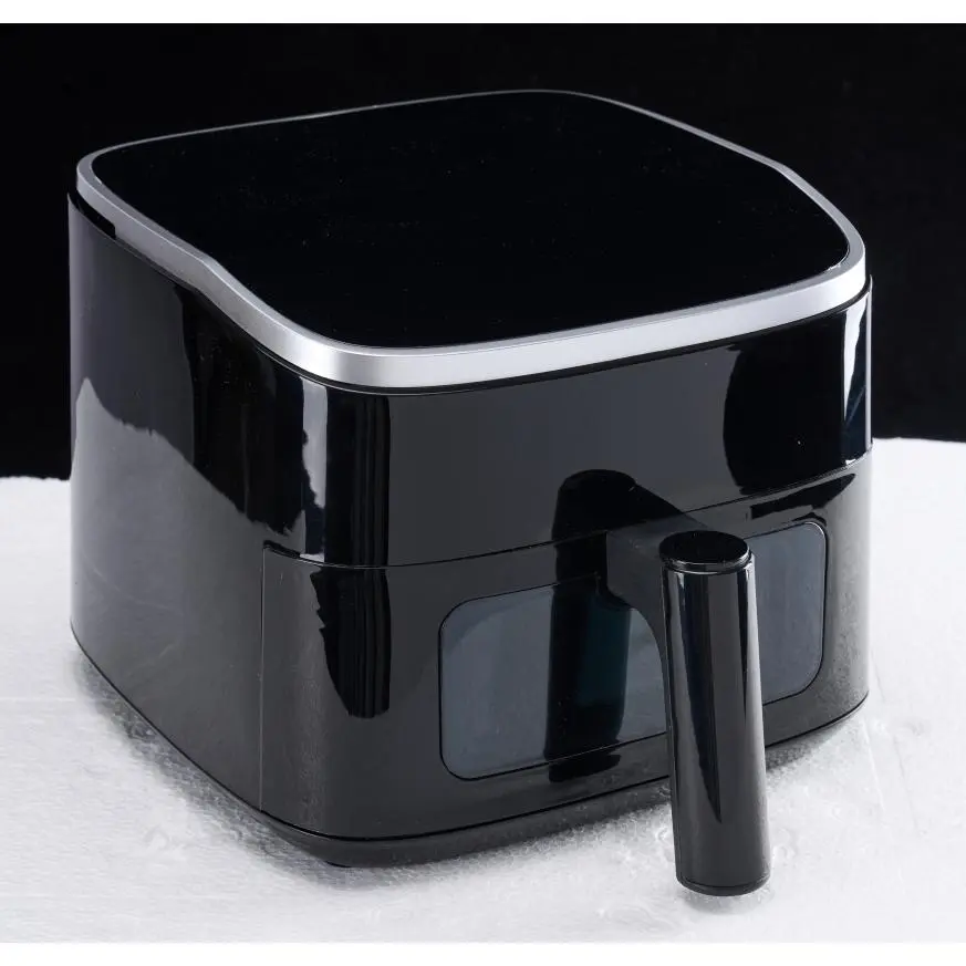 4QT Compact Air Fryer with Clear View Window, 4-in-1 Multi-Cooker Functions for Crisping Baking Heating and Dehydrating, Digital Easy Control Panel, Non-Stick Basket, Energy Saving Healthy Fryer for Family Meals Snacks and Daily Cooking