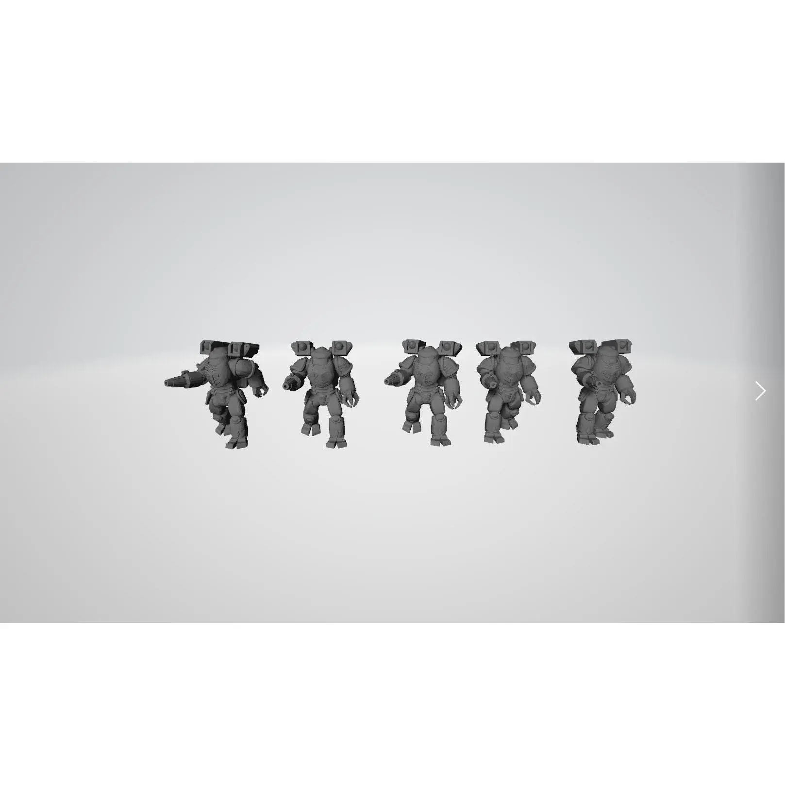 ELE Clan Battle Armor (on foot) | Wargaming Miniature |