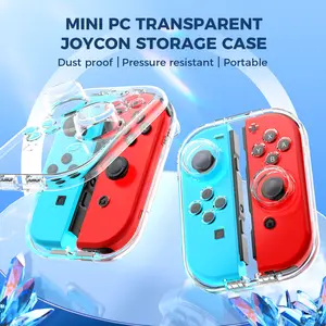 IINE Miniature PC Transparent Joycon Storage Case for Nintendo switch joycon protective box