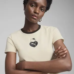 Hello Kitty x PUMA Graphic Baby Tee (Alpine Snow)