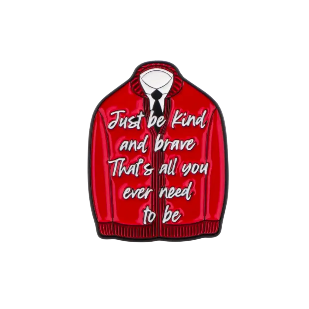 Just Be Kind Enamel Pin - Classic Design for Kindness and Goodness