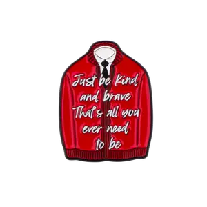 Just Be Kind Enamel Pin - Classic Design for Kindness and Goodness