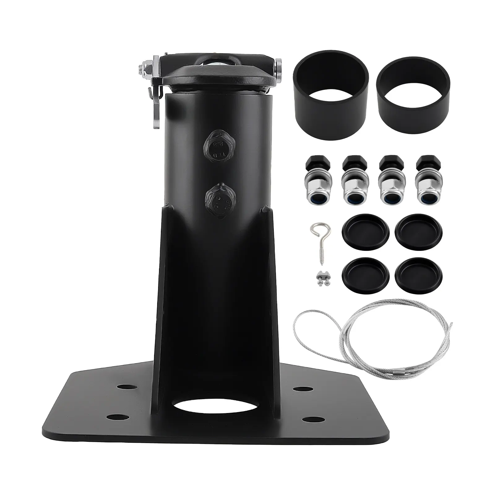 Adjustable 5th Wheel Gooseneck Adapter for RV Trailer 12 15 17 24,000 lbs