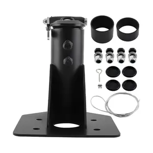 Adjustable 5th Wheel Gooseneck Adapter for RV Trailer 12 15 17 24,000 lbs