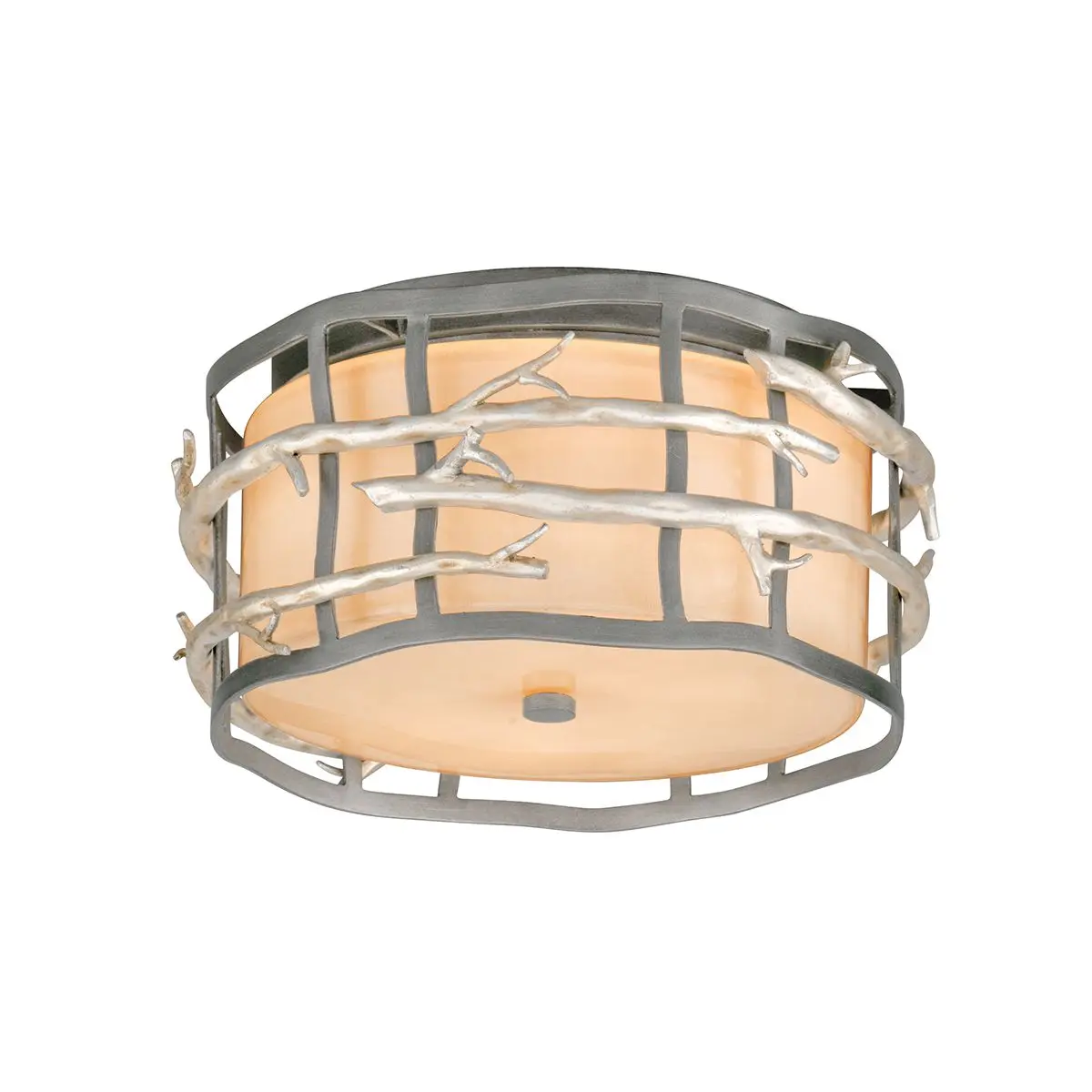 Rustic Adirondack Ceiling Light Fixture – Perfect for Cozy Cabins and Indoor Spaces, 4 Light Design