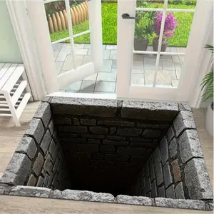 Non-Slip Door Mat Bathroom Rug, 20x32 Inch Low Profile Rubber Bottom, Decorative Floor Mat for Living Room Bedroom Kitchen, Indoor Outdoor Use