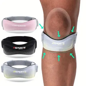 1  Pairs Adjustable Stabilizer Knee Straps For, Soccer, Jumper'S Knee, Tennis, Volleyball And Squats - Sports Protective Gear - Knee Support Pads - Knee Braces for Men And Women - Patellar Knee Brace