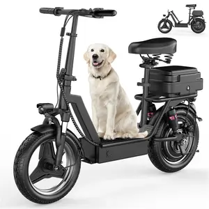 EVOKUN GT11 Commuter Electric Scooter,1200W Peak Motor 48V 15Ah High-Performance E-scooter, 14 " Commuter Electric Scooter with Seat &Carry Basket-Up to 35Miles 25MPH,Electric Scooter For Adults,UL2272