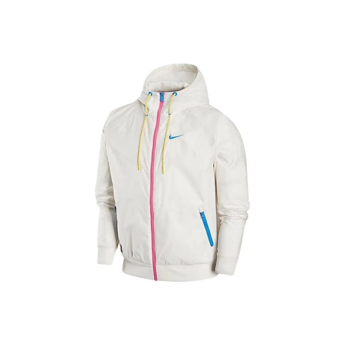 Nike Woven Sports Hooded Windbreaker Jacket White' Men's Sneakers FJ7680-030