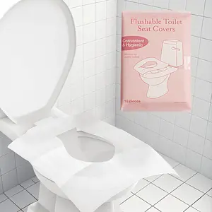 10/40/70pcs Convenient Disposable Toilet Seat Cover - Travel & Hotel Portable Toilet Seat Protector, Individually Packed, Easy To Carry, Conform To Most Toilet Shapes. Versatile, Portable and Hygienic for Public Restrooms, Airplanes and Camping, White