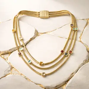 The Elite Stack- Layered Necklace