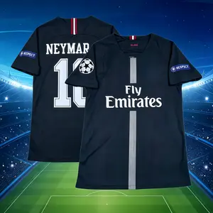 2008 2009 Away Match Black No. 10 Neymar Comfort Short-Sleeve Jersey