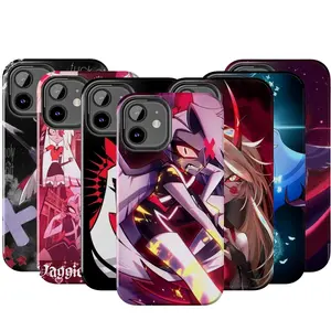 Hazbin Hotel Vaggie Colections Phone Cover, HH Characters Vaggie Gift for iPhone 17 16 15 14 13 12 11, Hazbin Hotel Tough Phone Case 3JA