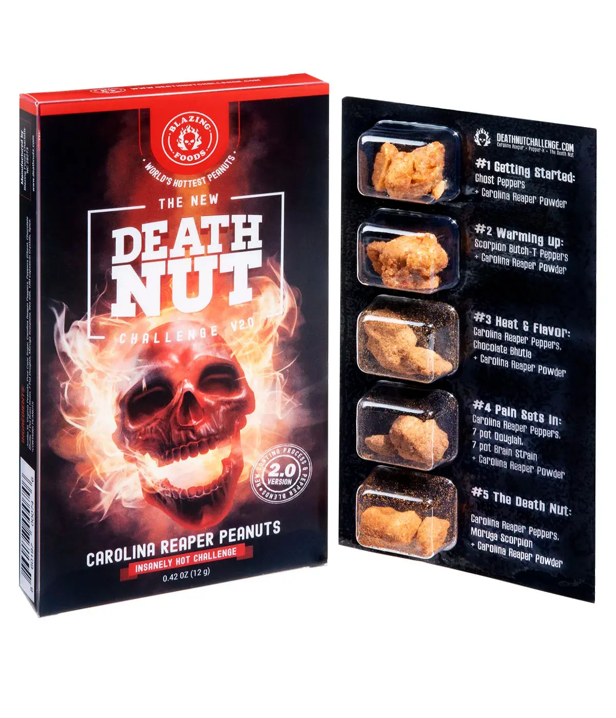 Death Nut Challenge 2.0 - Can you finish the hottest peanuts on the planet?