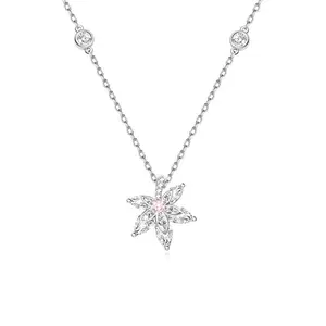 “Maple Majesty” Elegant Sterling Silver Necklace