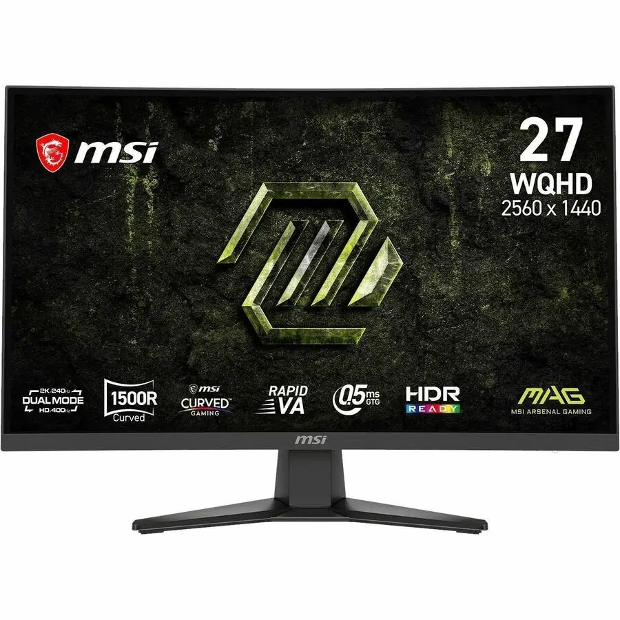 MSI MAG 275CQDF X24 Gaming Monitor 34" Rapid VA WQHD 240Hz 0.50ms 2560x1440