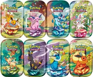 Prismatic Evolutions Mini Tin