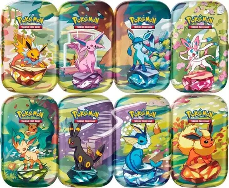 Prismatic Evolutions Mini Tin