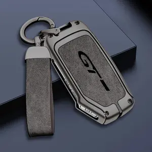 Car Key Case Cover for Kia GT Smart Pao Ace Kaiku E Pao K5 New Standard Protector Keychain with Metal Buckle Keyless Accessories