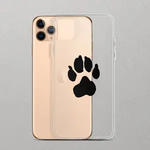 Custom Pet Paw Print Clear Case for iPhone®