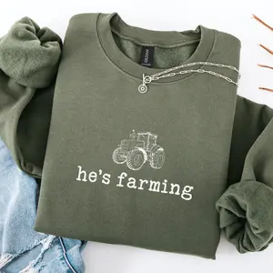 He's Farming Shirt, Farmer Wife, Farm Life Gifts, Country Wife, Gift for Mom