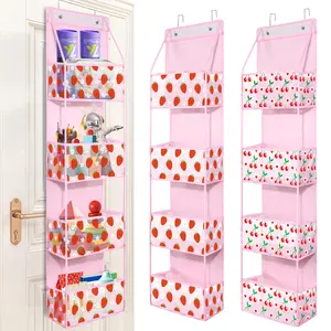 4-Layer Hanging Storage Bag, Foldable Multifunctional Storage Organizer, Space-Saving Storage Rack for Home Kitchen, Bedroom & Bathroom, Hangable Space-Saver Bag