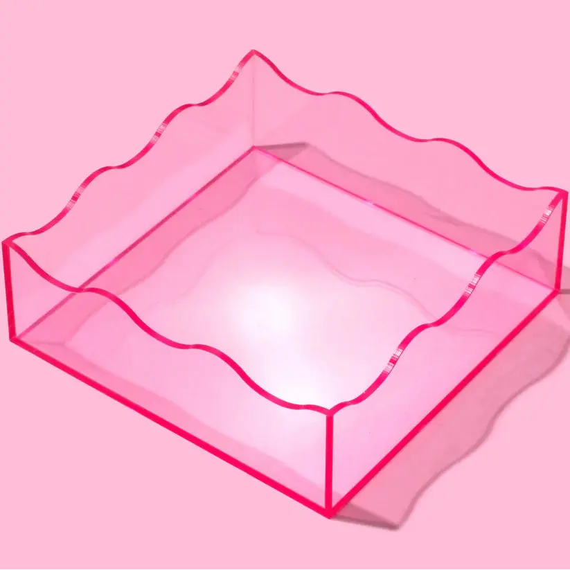 Pink Acrylic Tray