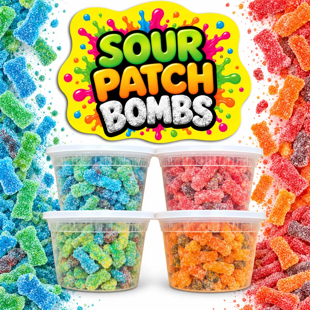 Sour Patch Bombs - Viral Sour Candy - Sour OR EXTREME SOUR - TikTok Famous Snack Sour Patch Bombs - Viral Sour Candy - Sour OR EXTREME SOUR - TikTok Famous Snack