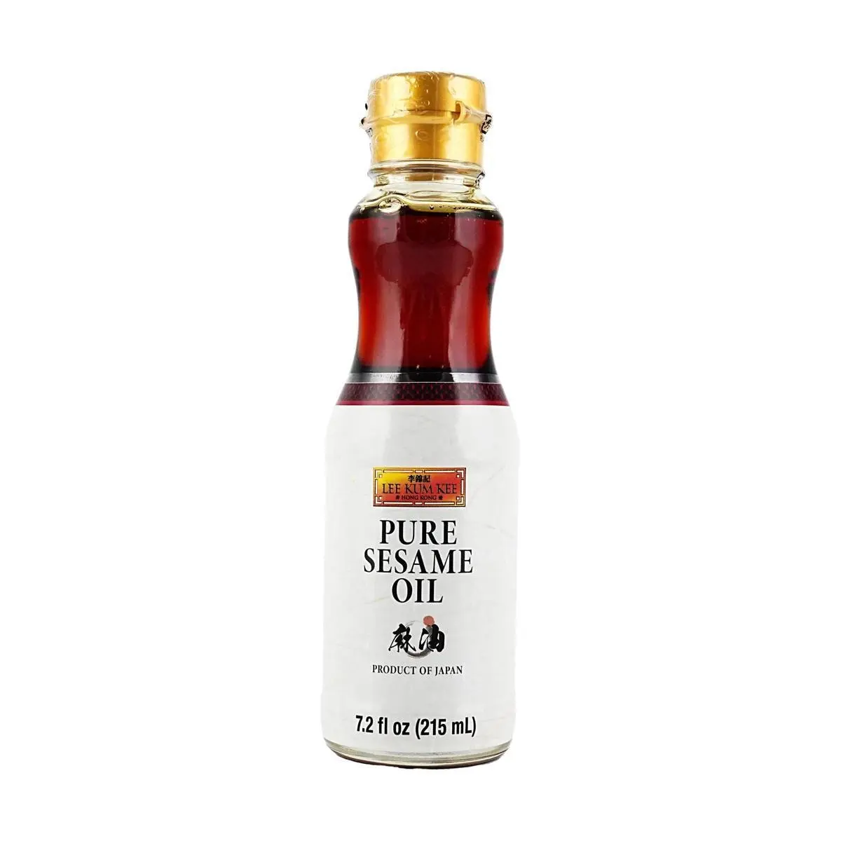 Lee Kum Kee 100% Pure Sesame Oil - Authentic Hong Kong Style, 215ml - Premium Cooking & Finishing Oil for Stir-Fries & Cold Dishes