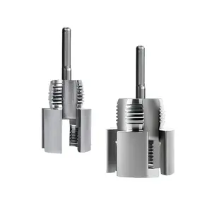 Integrated Internal & External Pipe Threading Tool, Dual-Function Pipe Thread Cutting Tool, Electric Drill Compatible PVC & Plastic Pipe Threader Kit for Home Repair