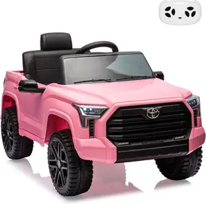 Electric Car for Kids, 12V Electric Truck, Off-Road Kids Car w/Remote, Spring Suspension & 3 Speeds, LED Headlights, Ride-On Toys for Boys/Girls-05