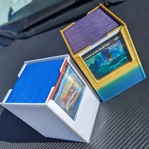 1PC Commander Deck Box for MTG, Trading Card Storage Case, Card Hobby Box Compatible with PTCG/OPCG & Other TCG Games (Unverified Compatibility, Box Only)