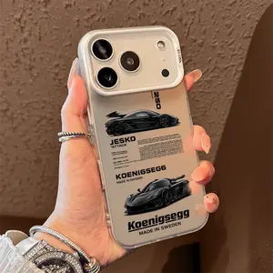 Cool Car Phone Case for iPhone17AIR 17PRO 16PRO 15PRO MAX  14 PLUS 13PRO 12 11PRO XS MAX X XR Samsung Galaxy S25 Ultra S24 S23 S22 Plus