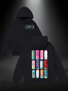 Alani 12 - Flavor Energy Drink Collection Hoodie - Sweatshirt, Women's Graphic Sweatshirt, Cute Fall Outfit, Casual Streetwear Gift, Gift For Women, Gift For Girl Friend, Full Size, Full Color Cotton Fabric