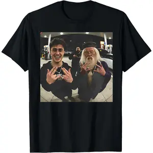 Vintage Wizard Magic Shirt, HP Hip Hop Tee, Gangsta Half Blood, Harry Meme, Potion Master, Dumbledore Shirt, Movie Shirt, Gift for Harry Fans