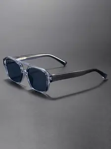 Unisex Retro Fashion Large Frame Sunglasses, PC+cp Material, Outdoor Travel Beach Vacation Cycling Music Festival Street Photography Gift