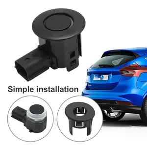 4PCS Car Parking Reverse Aid Sensor with Retainer Bracket, Compatible with Ford F150 2016-2018, OE Part HC3Z-15K859-A