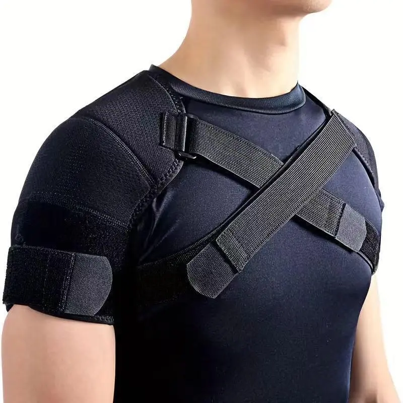 Shoulder Corrector for Men and Women, Adjustable Cross-Strap Brace with Double Shoulder Pads for Sports Support and Back Pain Relief, Posture Straps