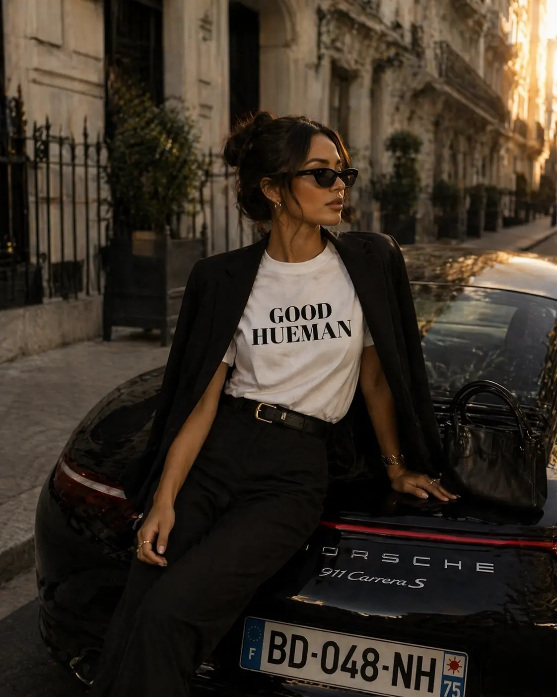 GOOD HUEMAN TEE SHIRT UNISEX Fashion Tops