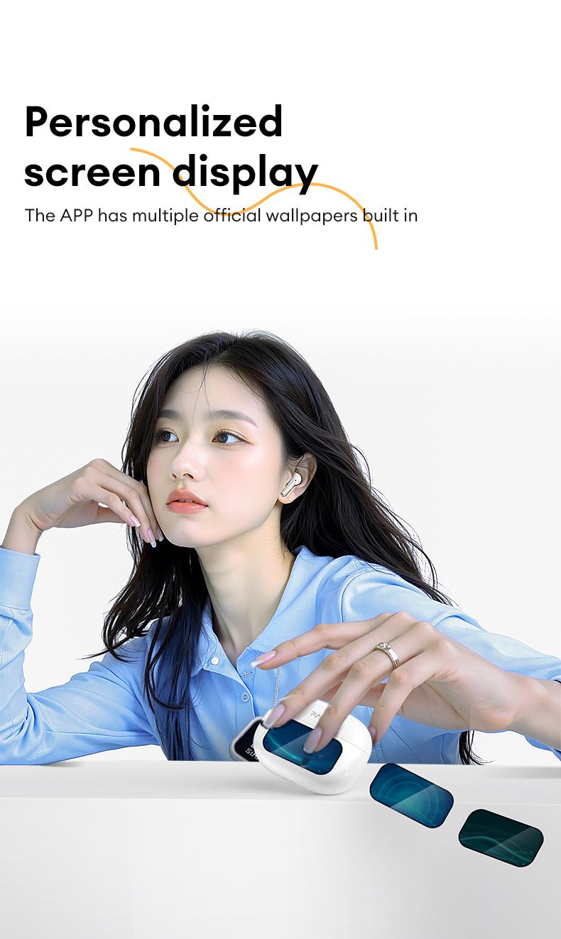 PAXA friend Intelligent Earphones,TWS Bluetooth Remote Control Earbuds for Short Video Watching and Camera Remote Control HIFI Stereo Sound Headphones Compatible with Various Systems