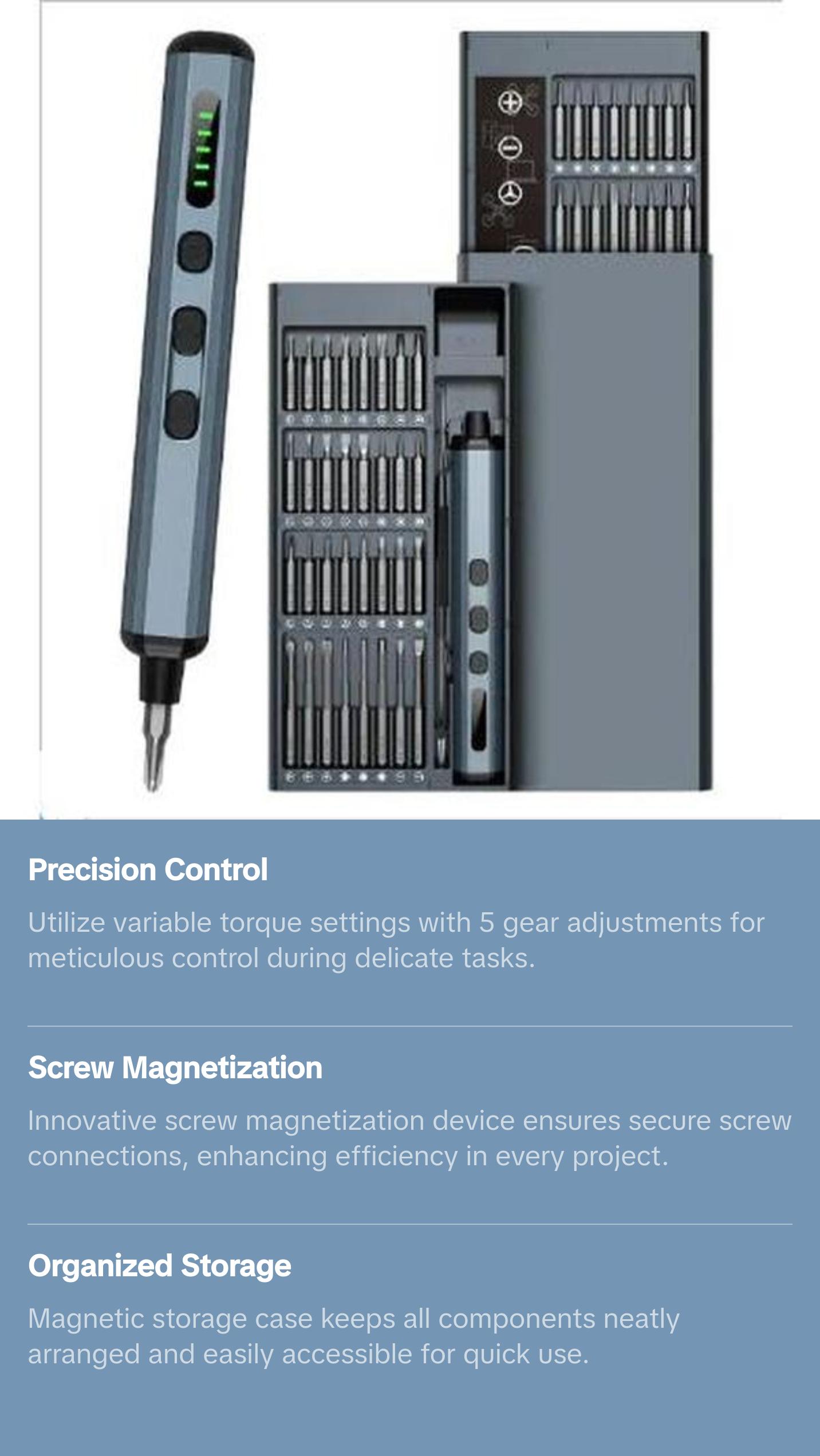 Electric Precision Screwdriver Set